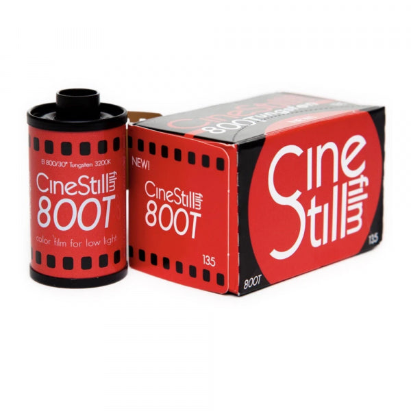 CineStill 800T ISO 800 Tungsten Color Film 35mm x 36 exp.