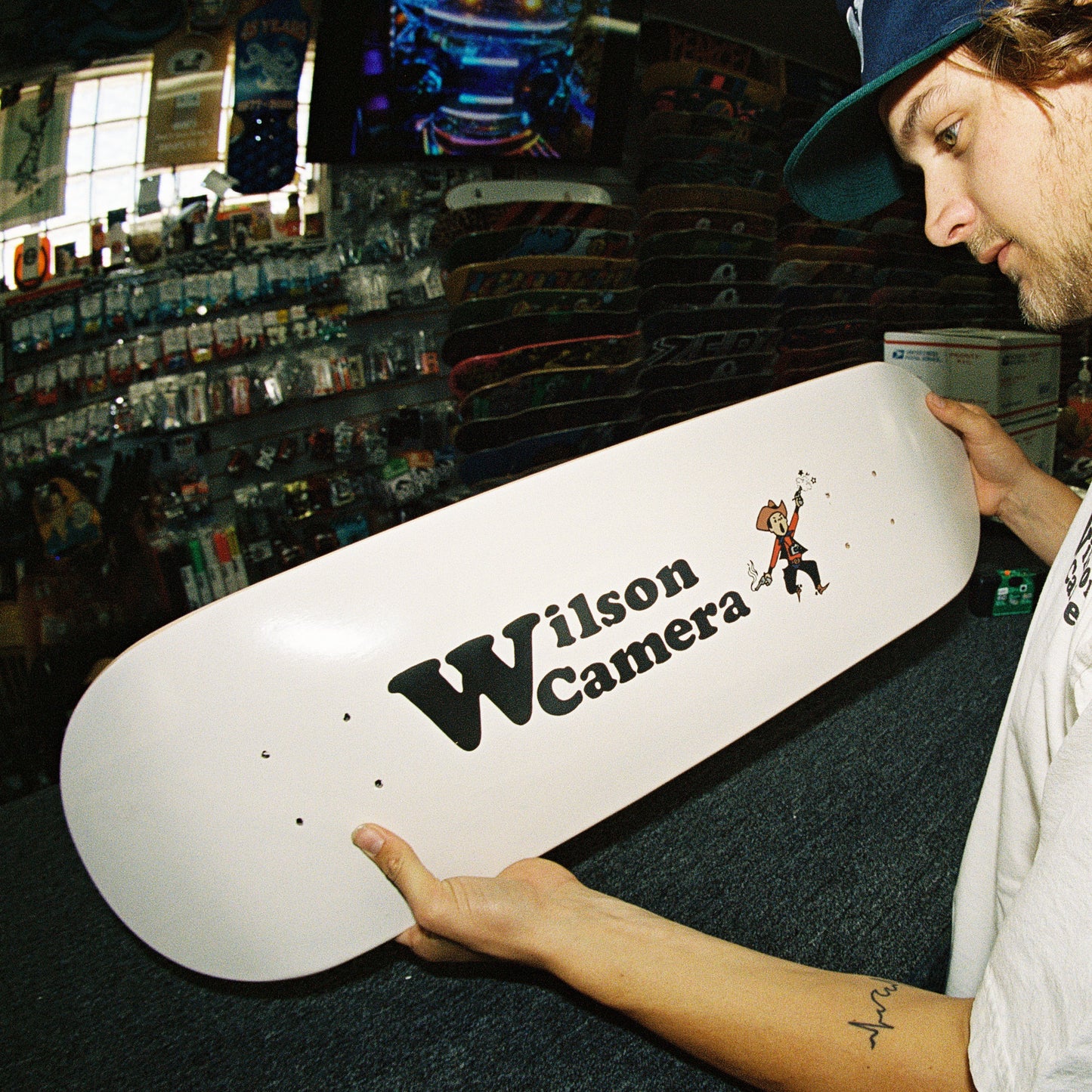 Wilson Camera Skate Deck Size 8.5