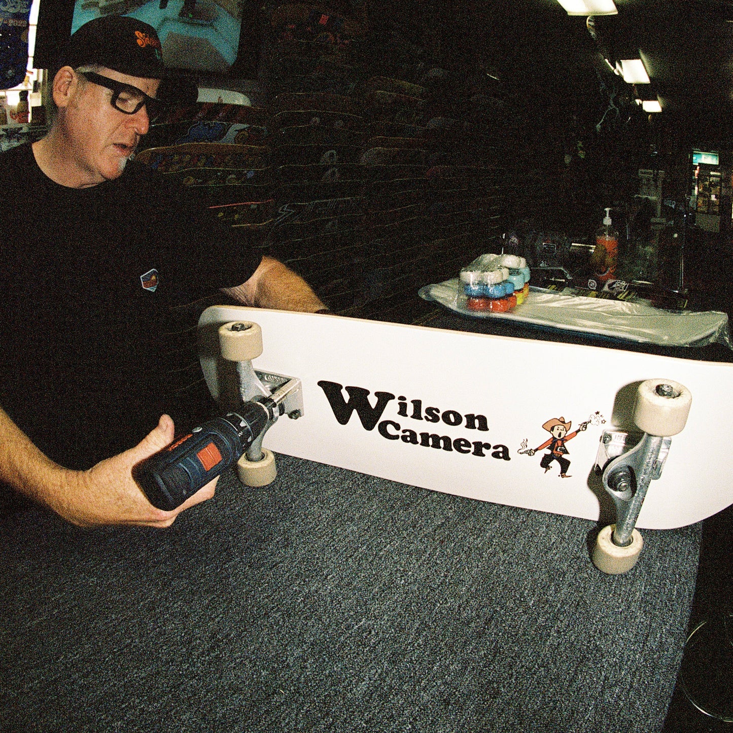Wilson Camera Skate Deck Size 8.5