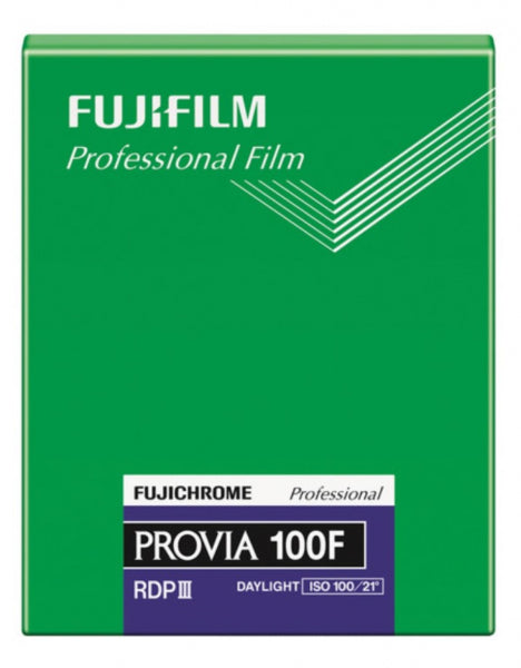 Fuji Fujichrome Provia 100F 100 ISO 4x5/20 Sheets
