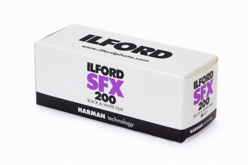 Ilford SFX 200 ISO 120 size (Extended-Red Sensitivity)